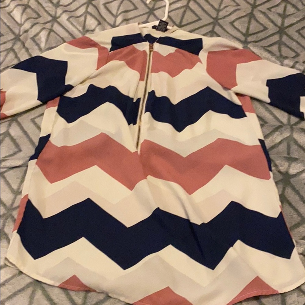 Chevron dress shirt